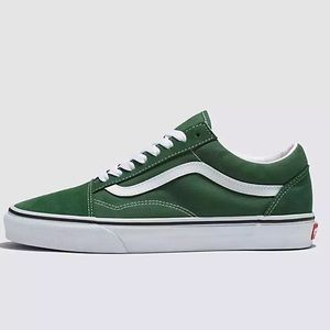 Green Old Skool Vans 9.5 Women’s